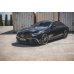 Накладка сплиттер на передний бампер Вариант3 на Mercedes CLS C257 AMG-Line